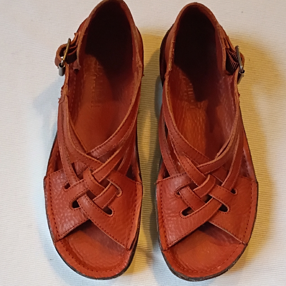 Zen Komfort Sienna Brown Leather Sandal